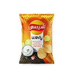 شيبسي ويف رانش مع جبنه ولسعه ليمون