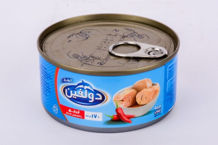 تونه دولفين قطع حار 170 جرام